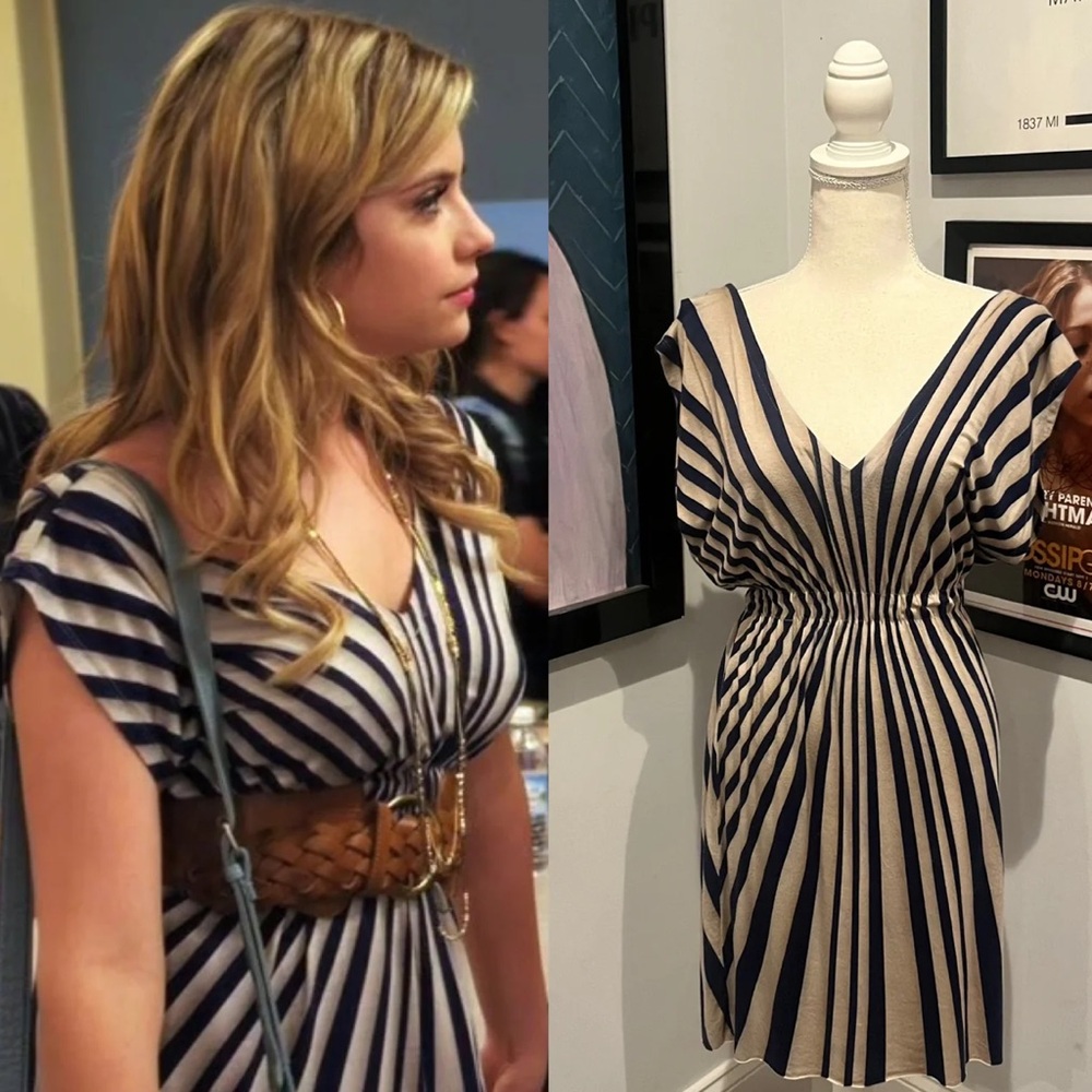 Hanna Marin's Remain Navy Cream Mini Dress, Pretty Little Liars (size small)